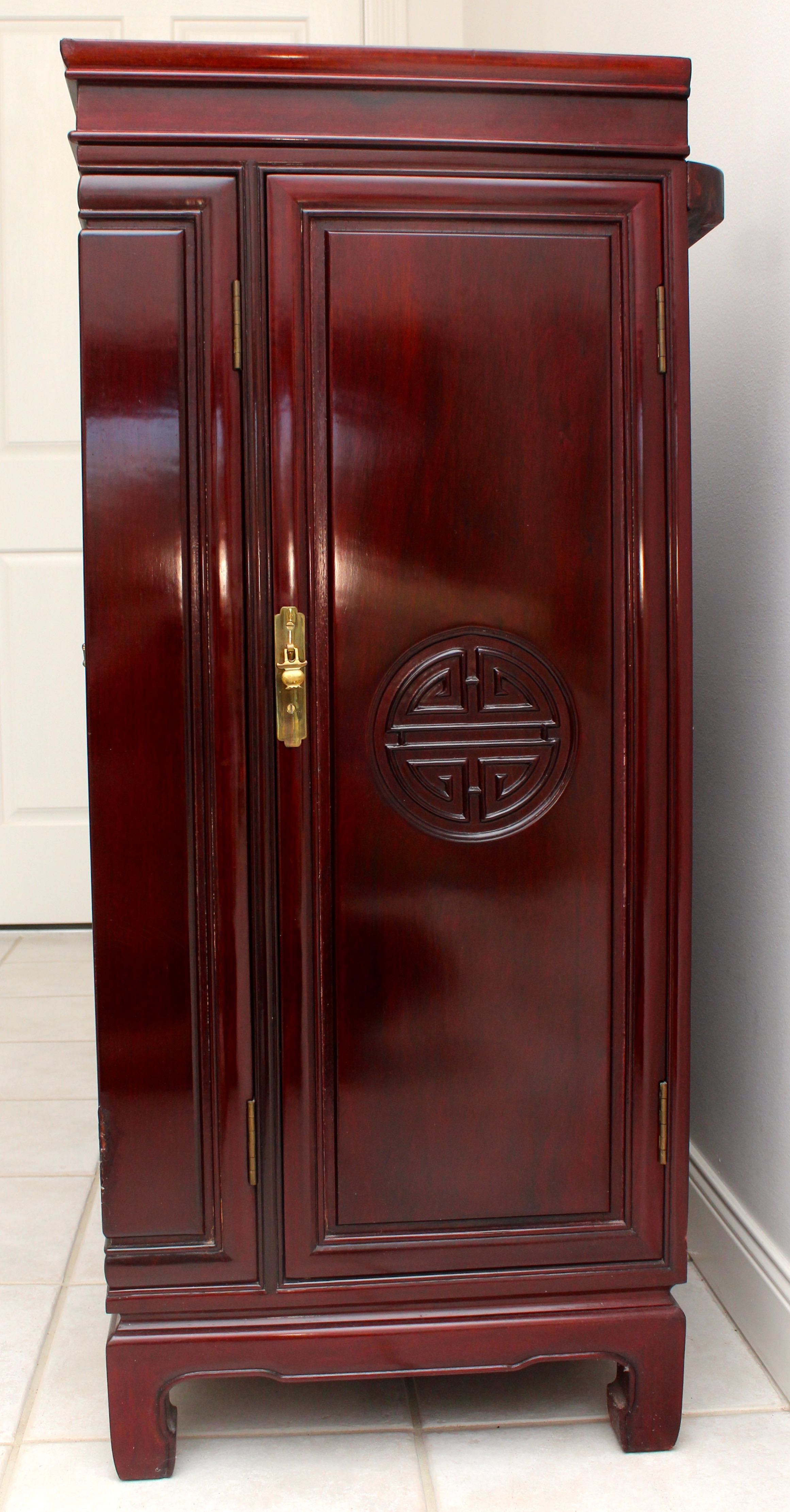Asian Rosewood Bar Cabinet