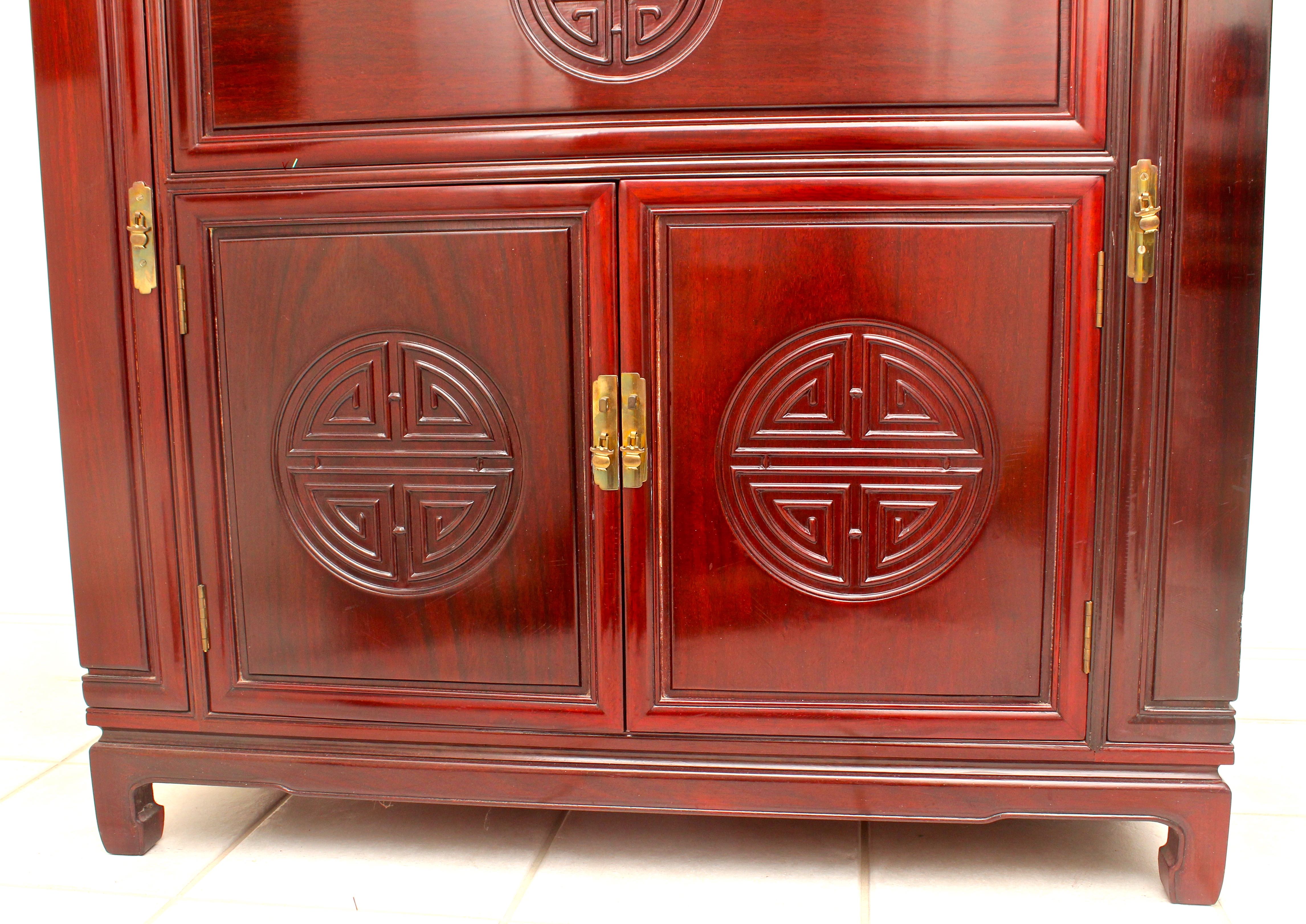Asian Rosewood Bar Cabinet