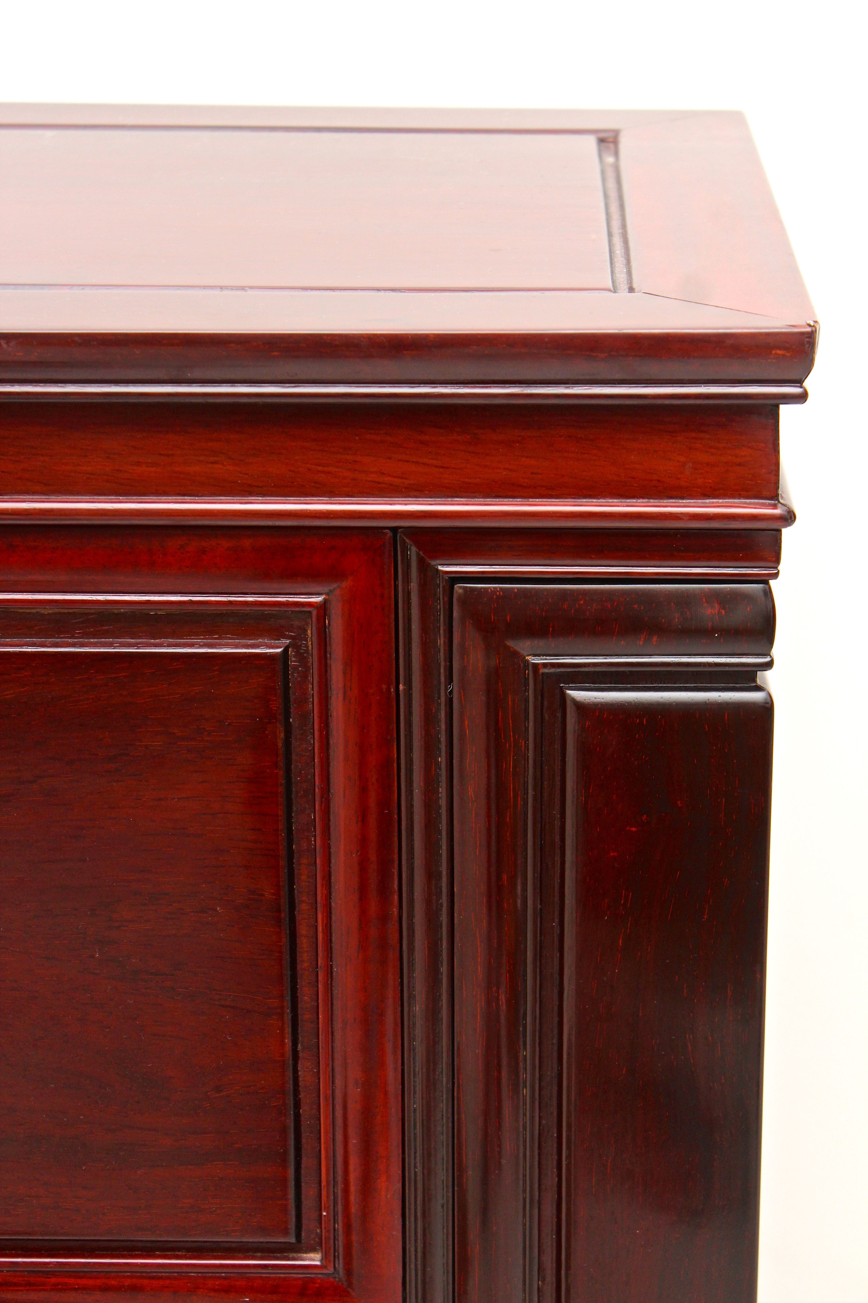 Asian Rosewood Bar Cabinet