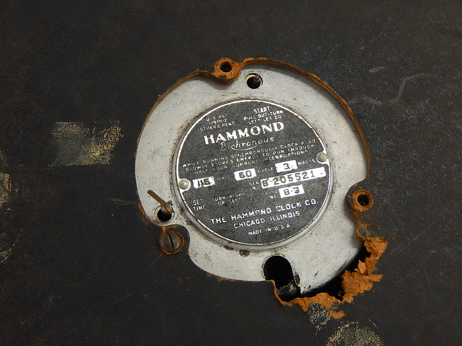 Vintage Postal Telegraph Clock