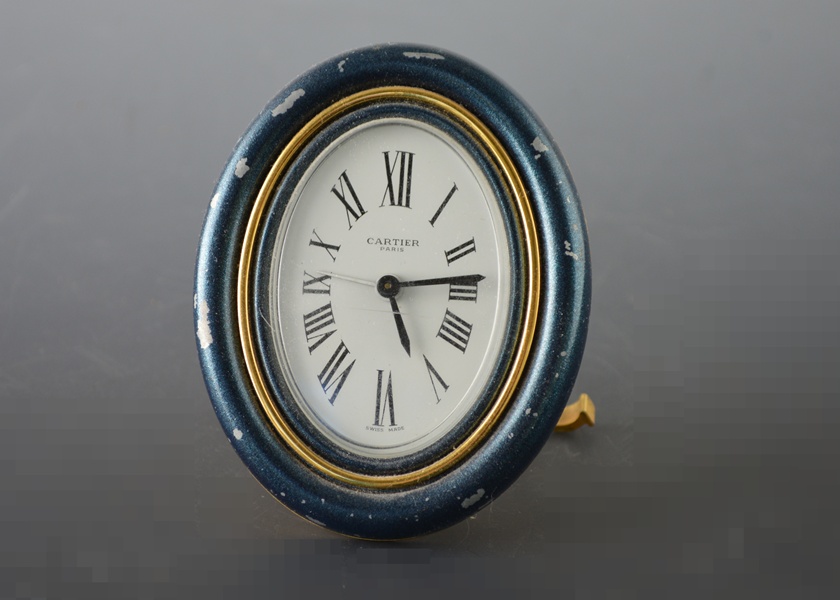 Cartier Paris Oval Desk Alarm Clock