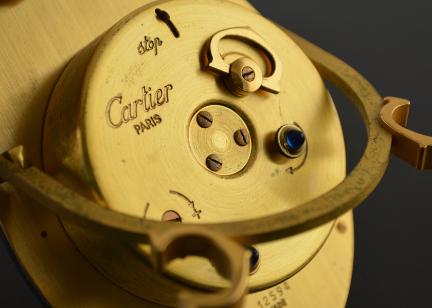 Cartier Paris Oval Desk Alarm Clock