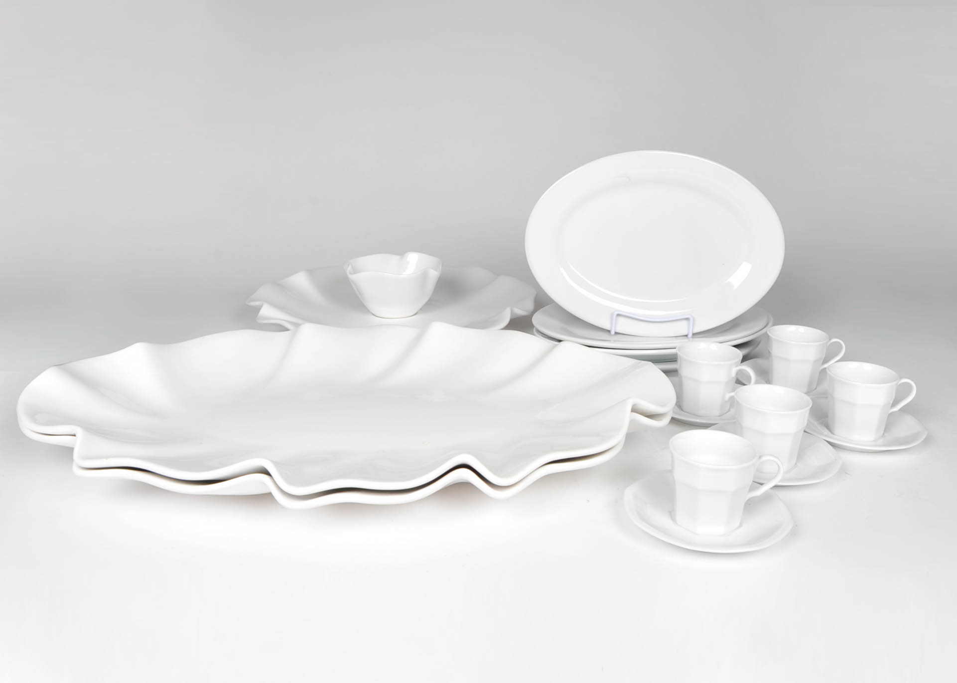 White Ceramic Dinnerware
