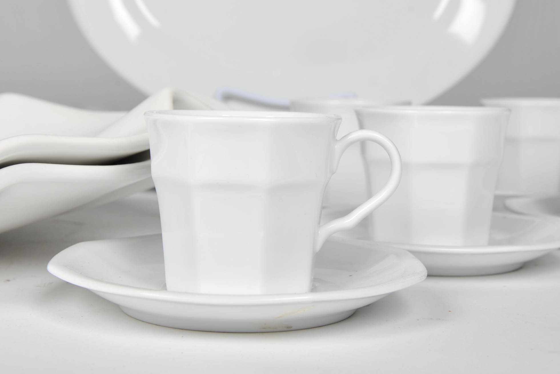 White Ceramic Dinnerware