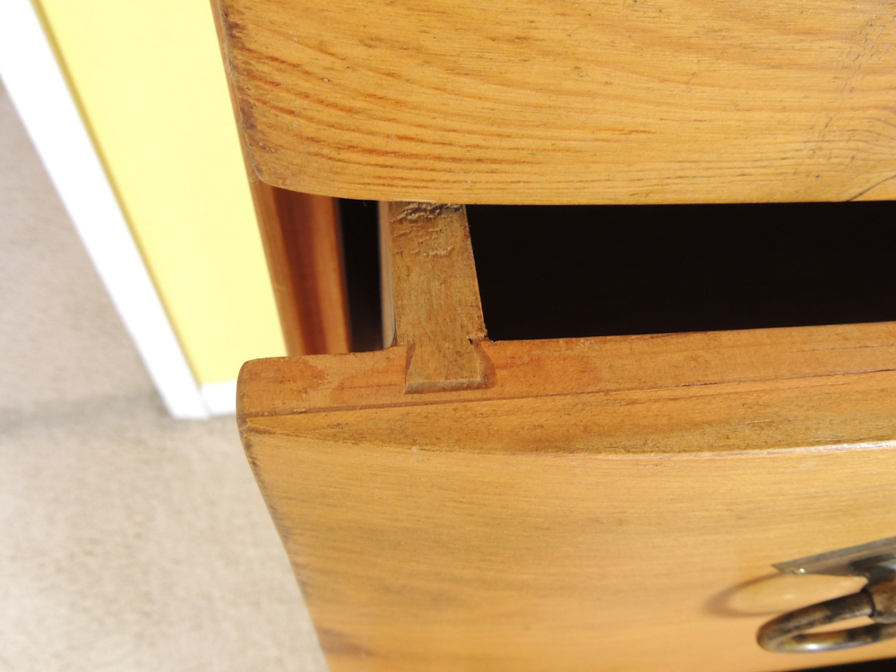 Rustic Arhaus Pine Five Drawer Chest Of Drawers