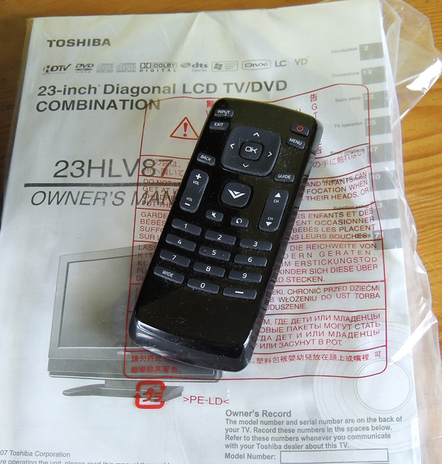 Vizio 23" Flat Screen TV w/ Remote