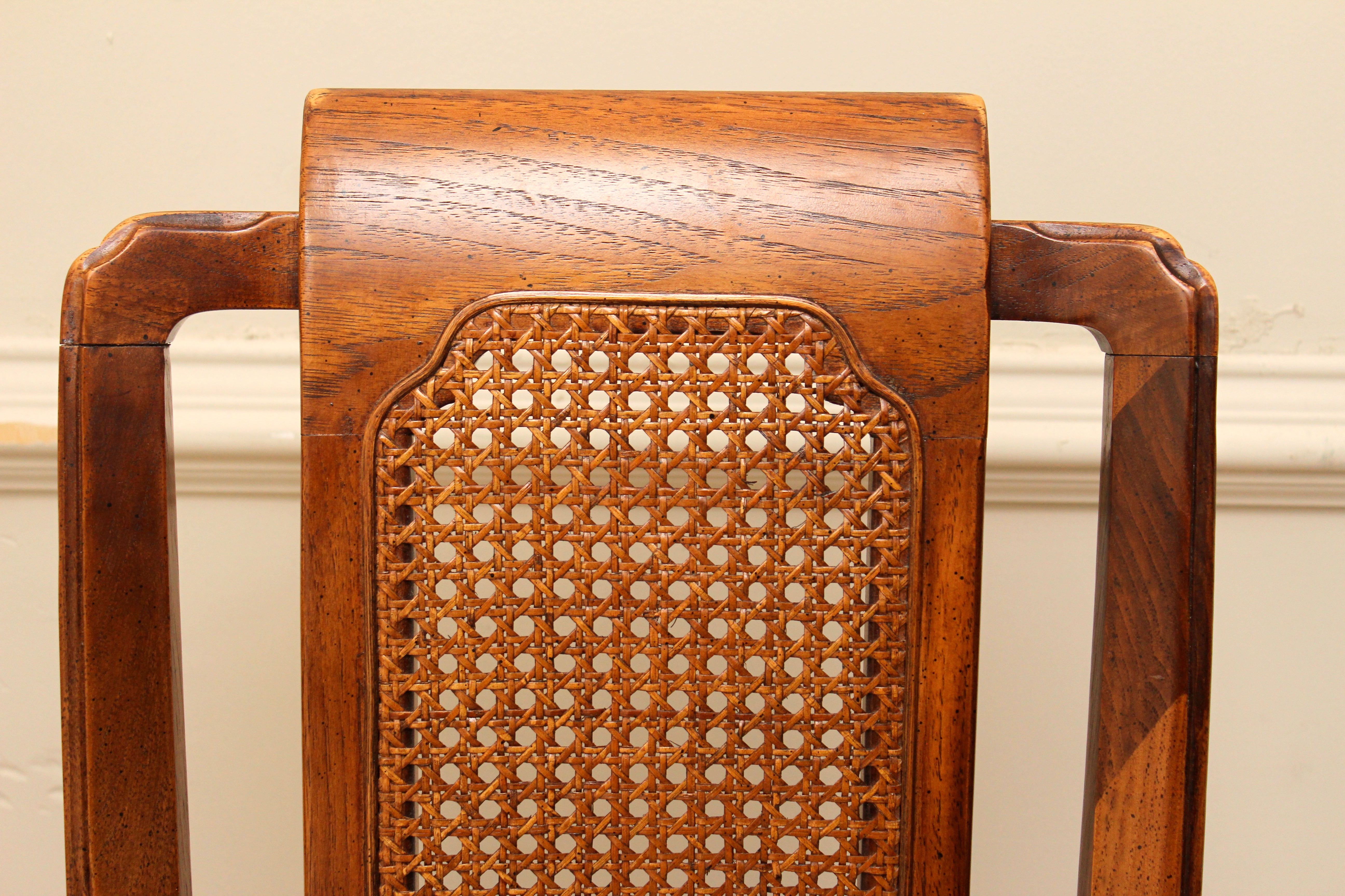 Four Cane Back Thomasville Mystique Collection Dining Chairs