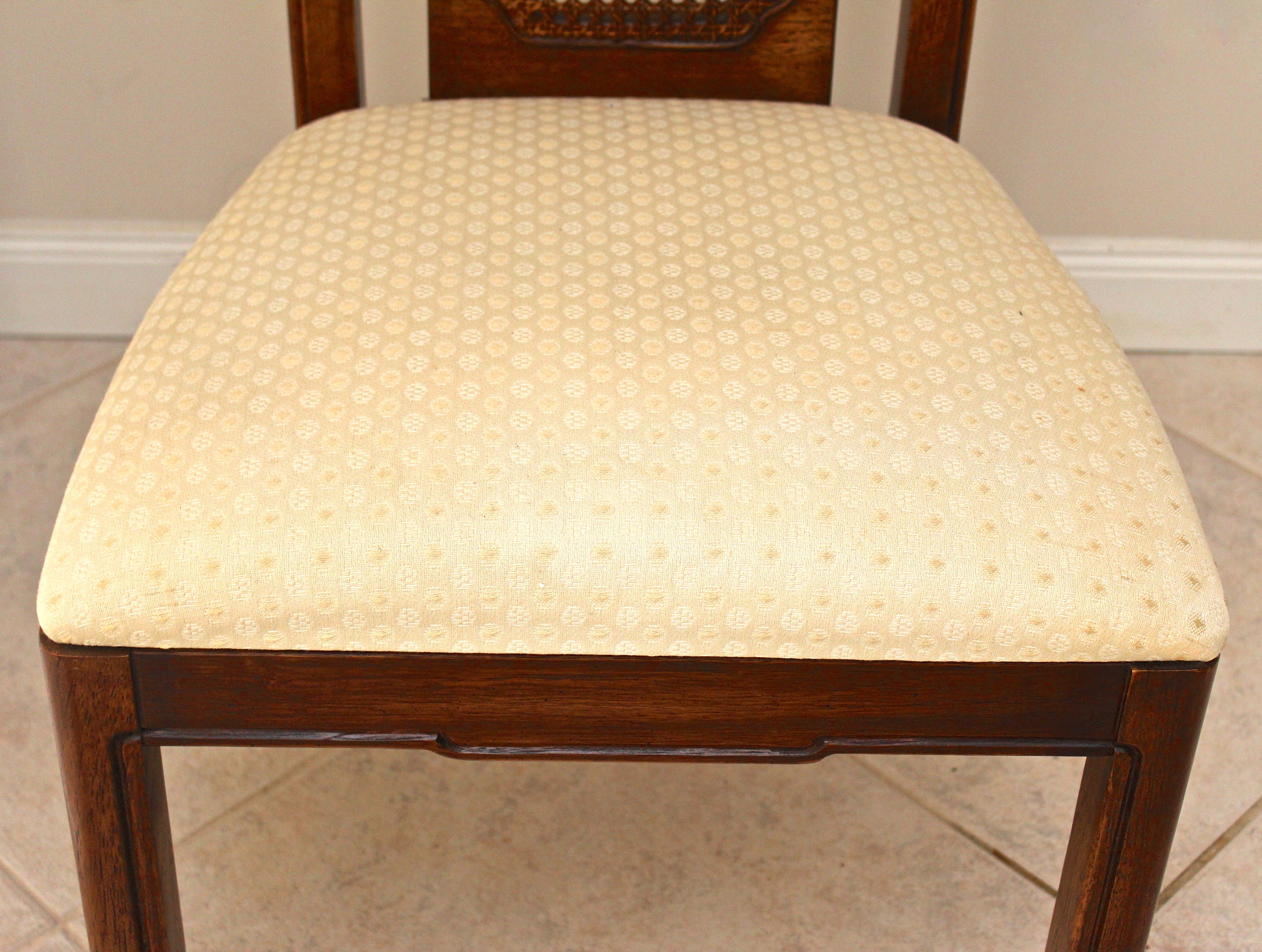 Four Cane Back Thomasville Mystique Collection Dining Chairs