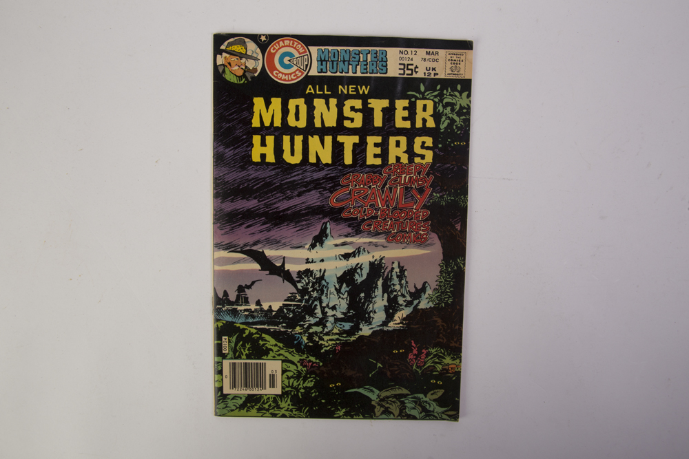 A Collection of Vintage Monster and Horror Themed Comic Books