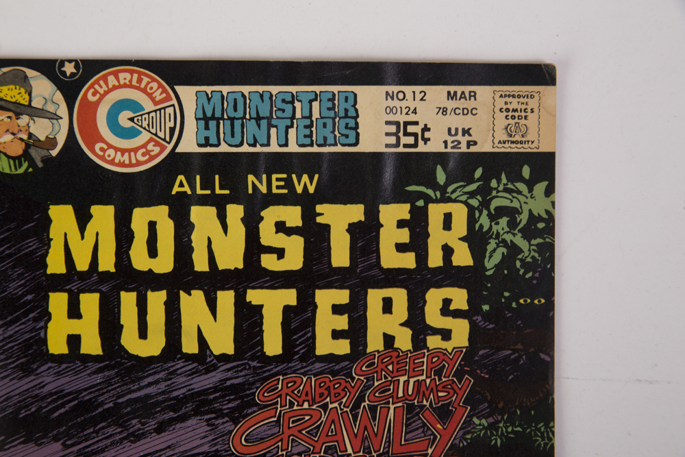 A Collection of Vintage Monster and Horror Themed Comic Books