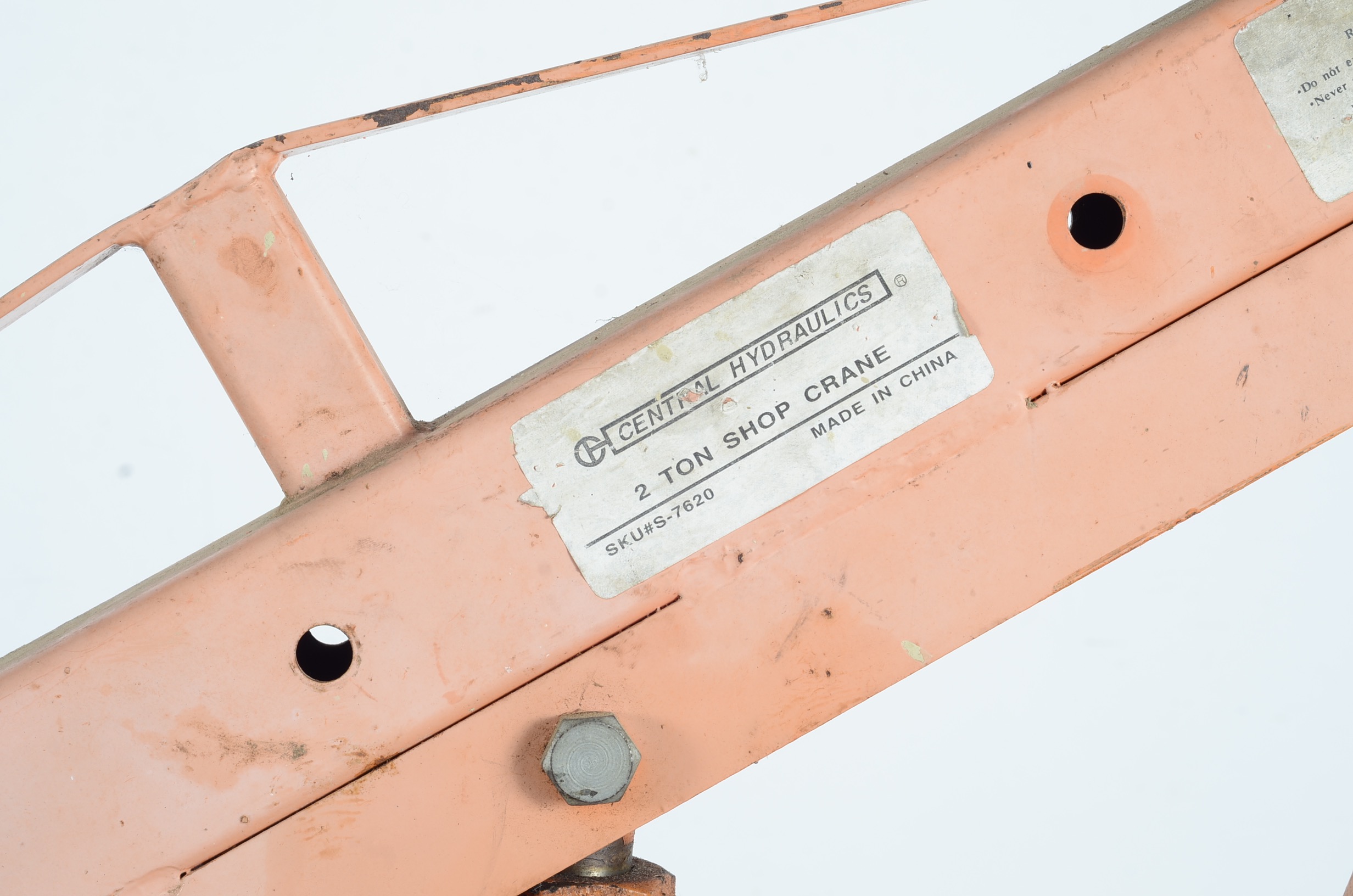 Central Hydraulics 2 Ton Folding Shop Crane