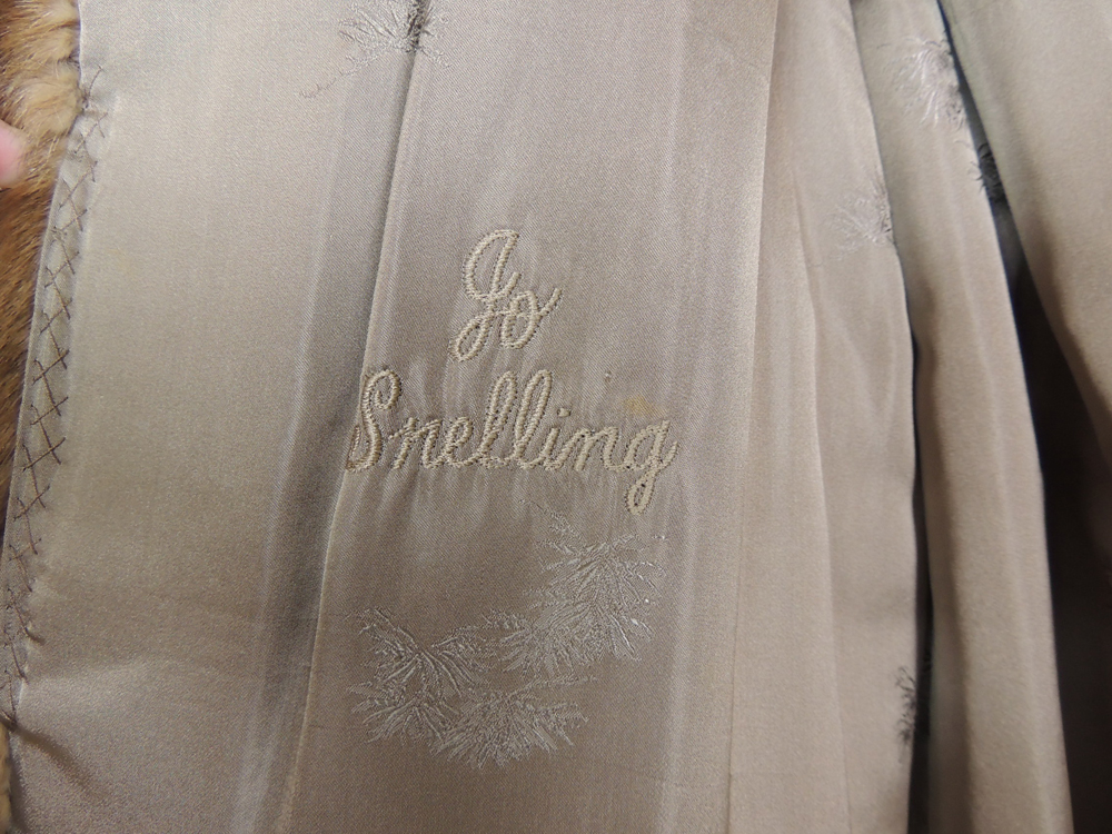 Vintage Full Length Belted Mink Coat