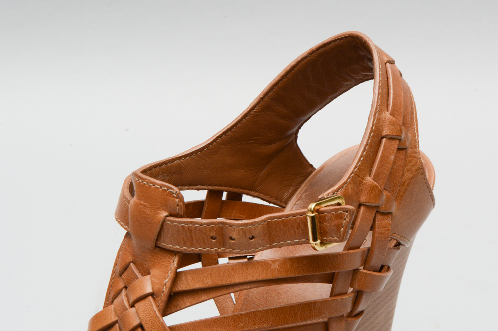 Pair of Tori Burch Wedge Heels