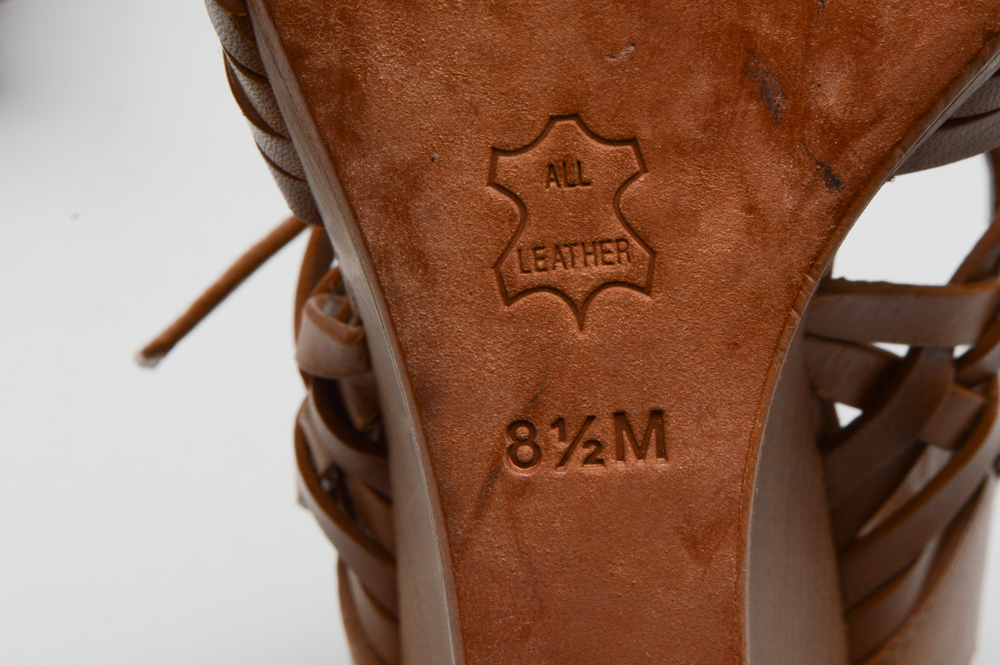 Pair of Tori Burch Wedge Heels