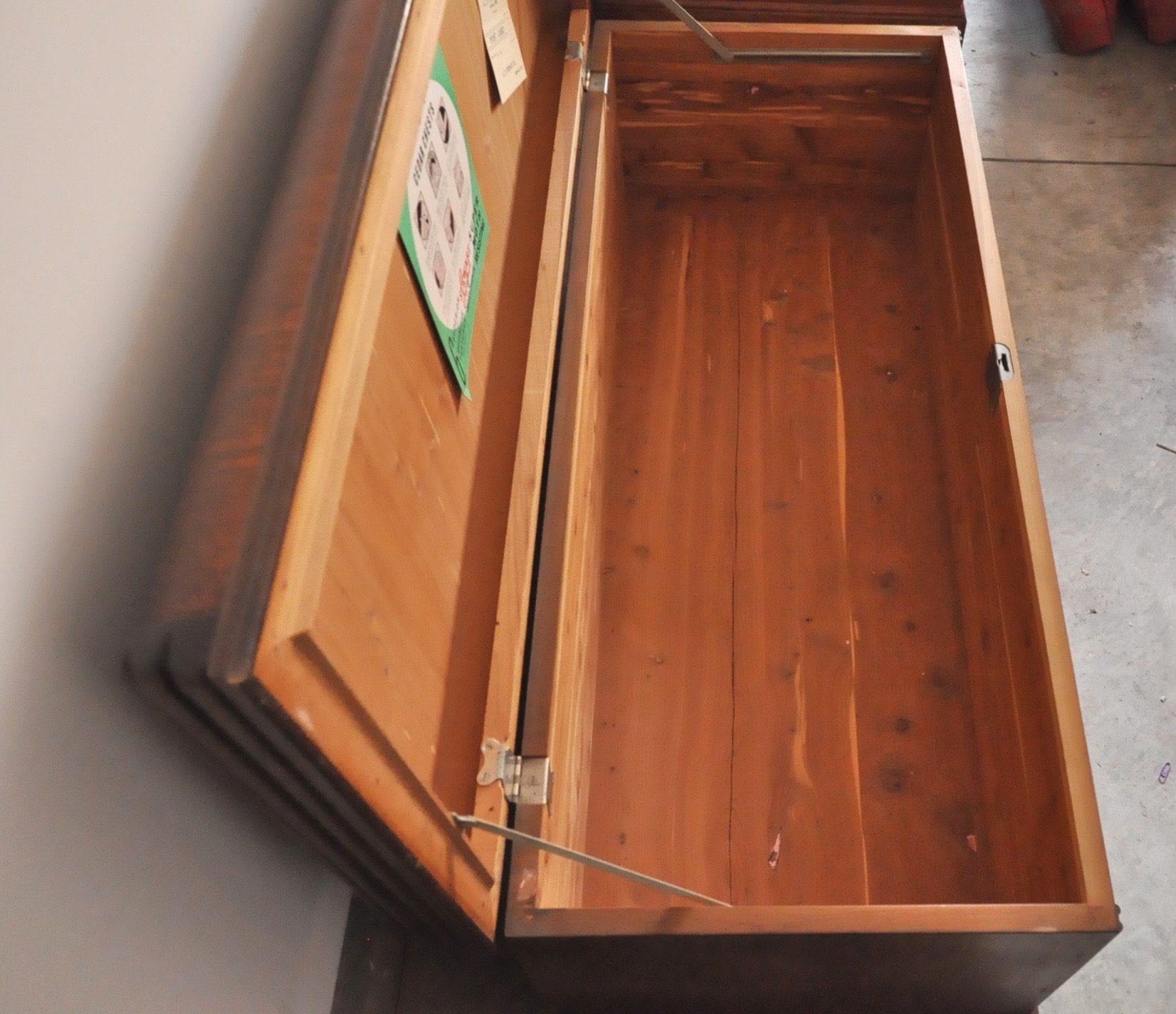 Vintage Stewart Safe Seal Cedar Chest