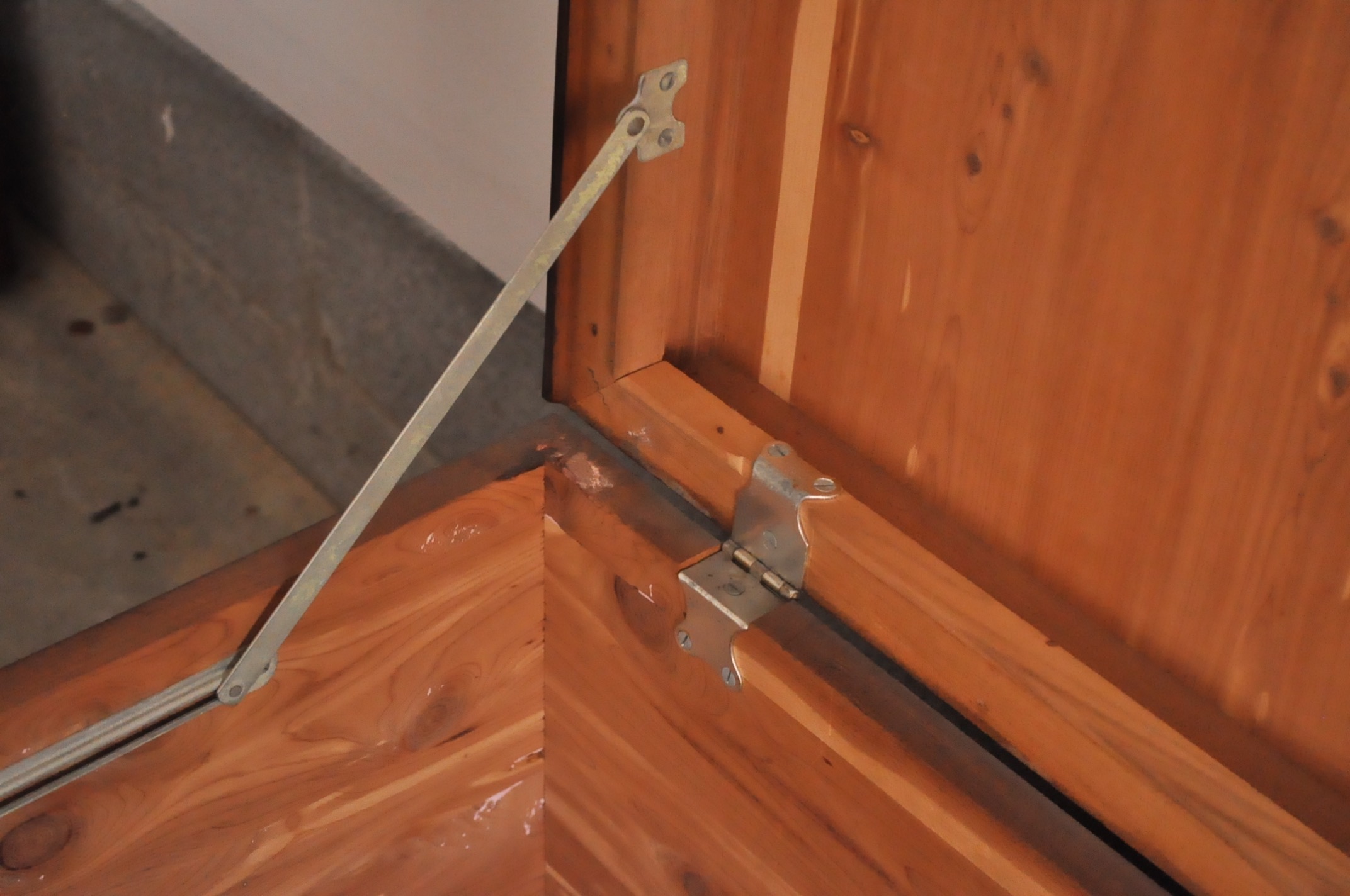 Vintage Stewart Safe Seal Cedar Chest