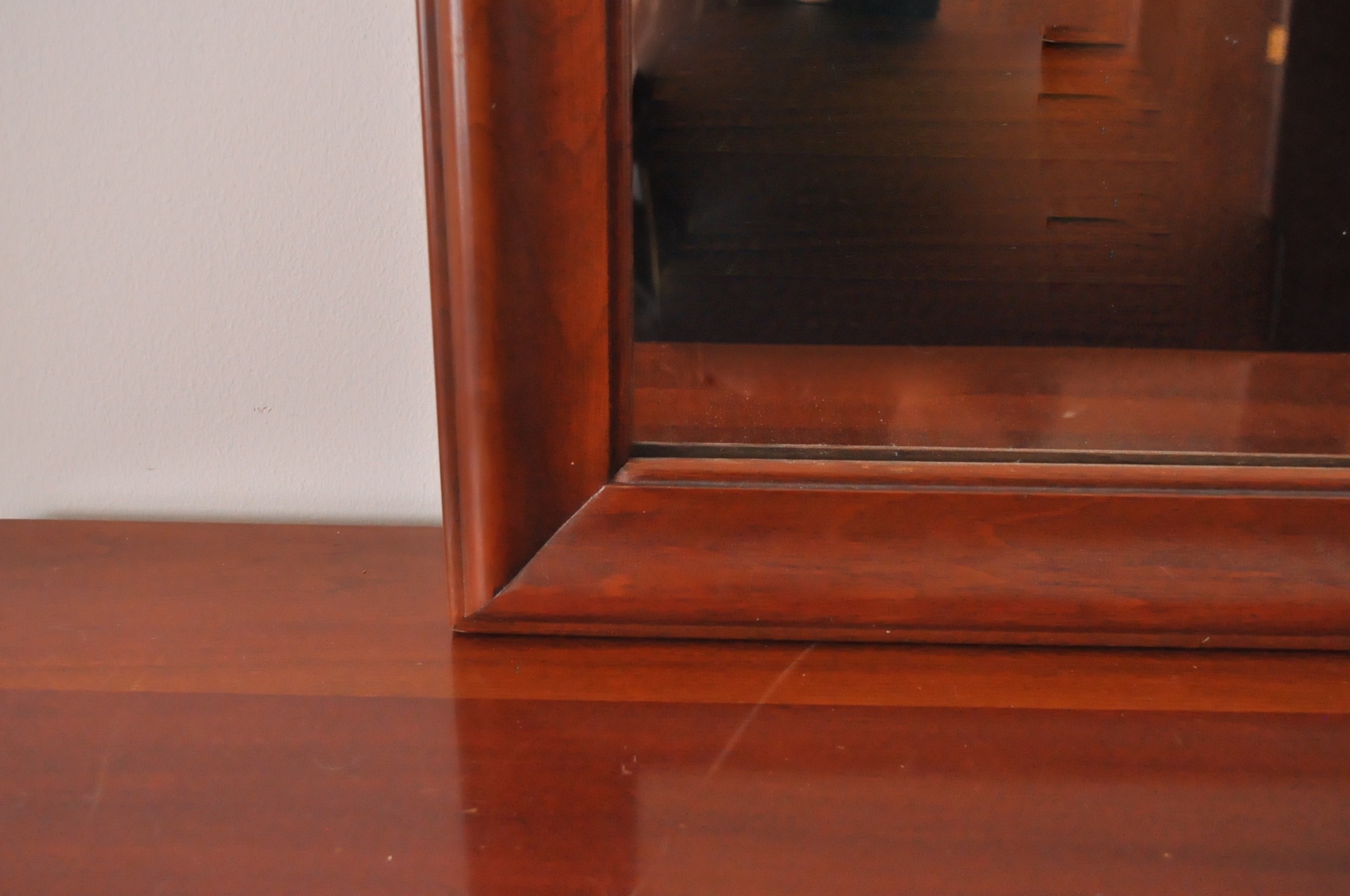 Cherry Dresser and Mirror from Crawford Furniture