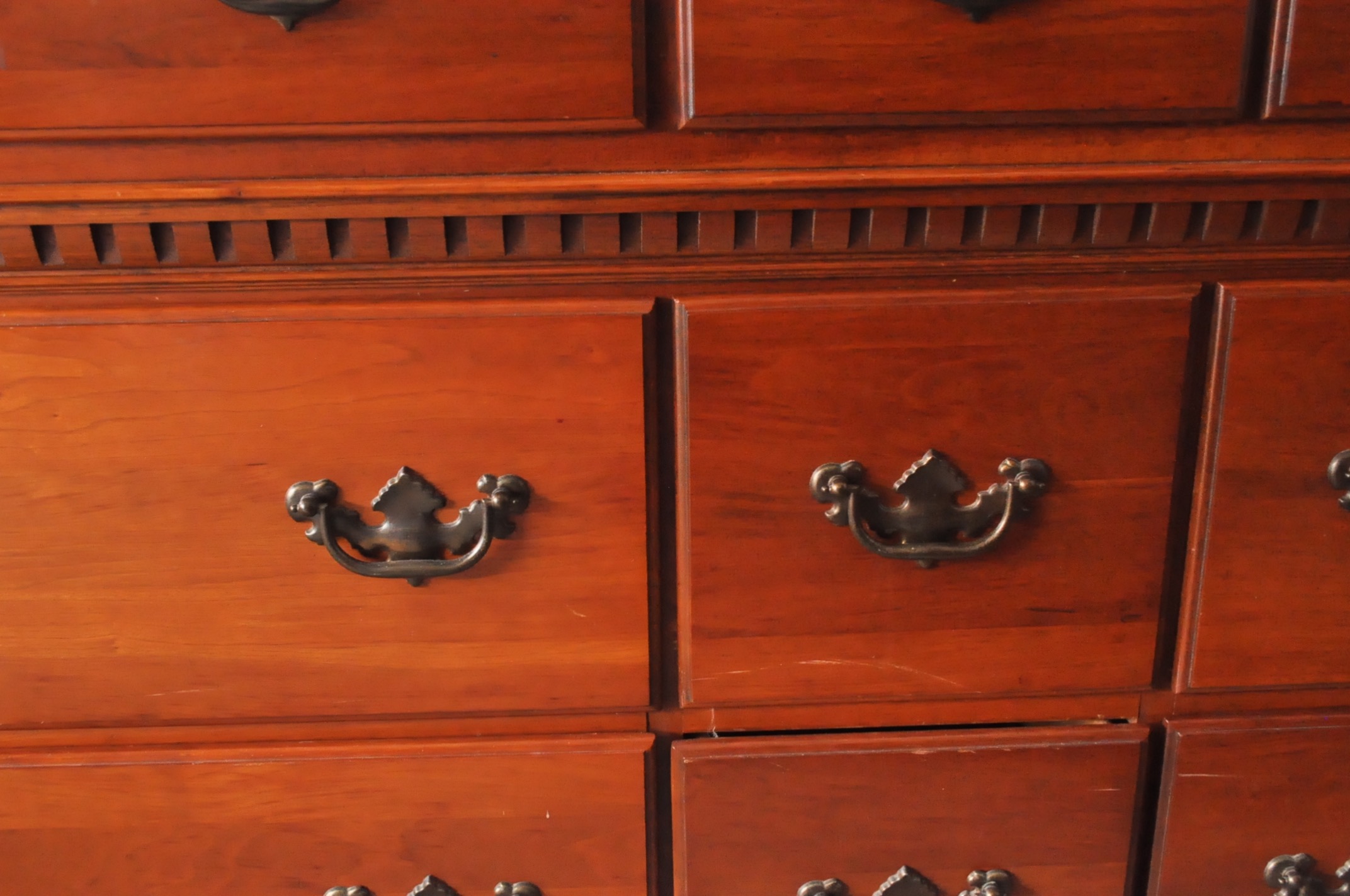 Cherry Dresser and Mirror from Crawford Furniture