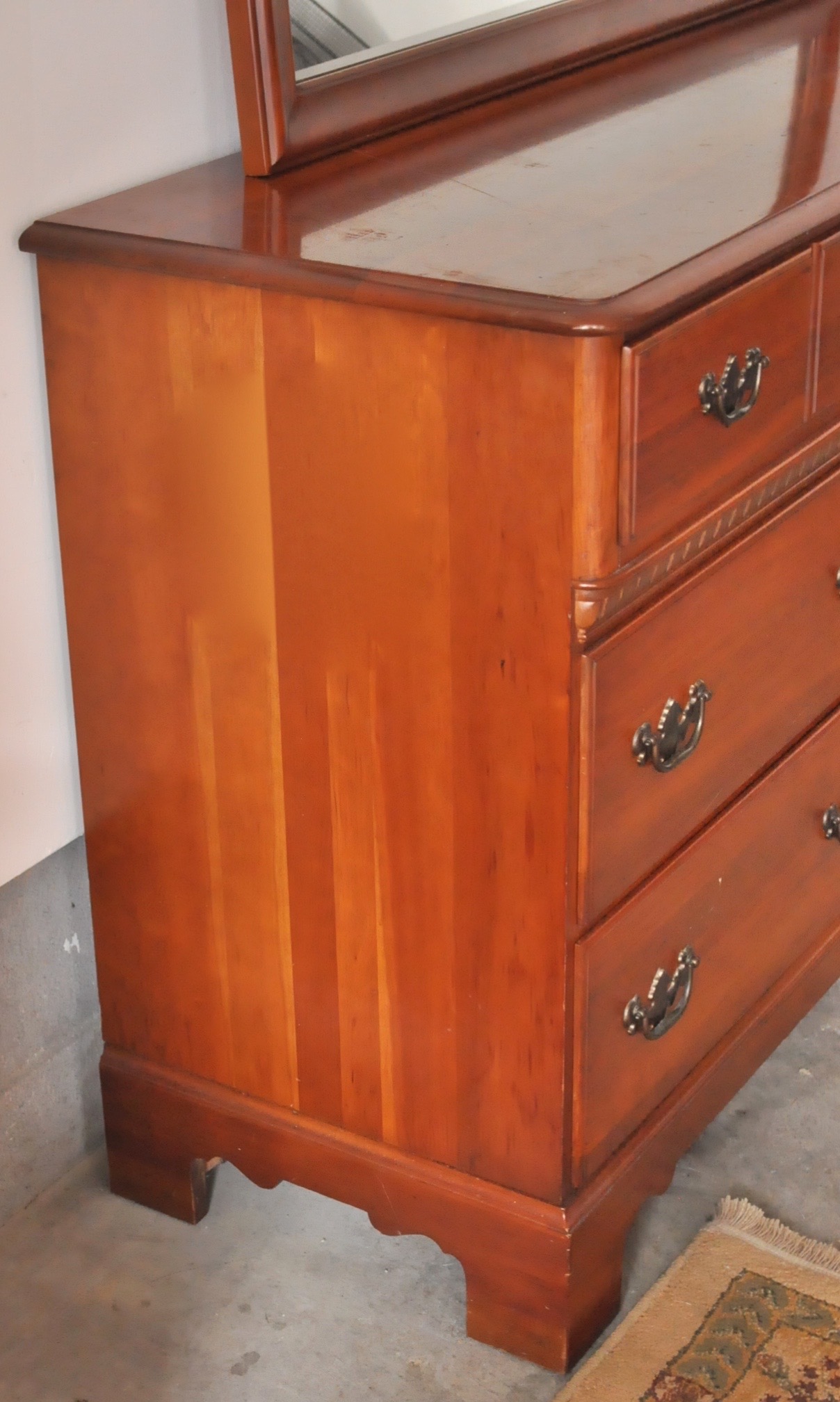 Cherry Dresser and Mirror from Crawford Furniture