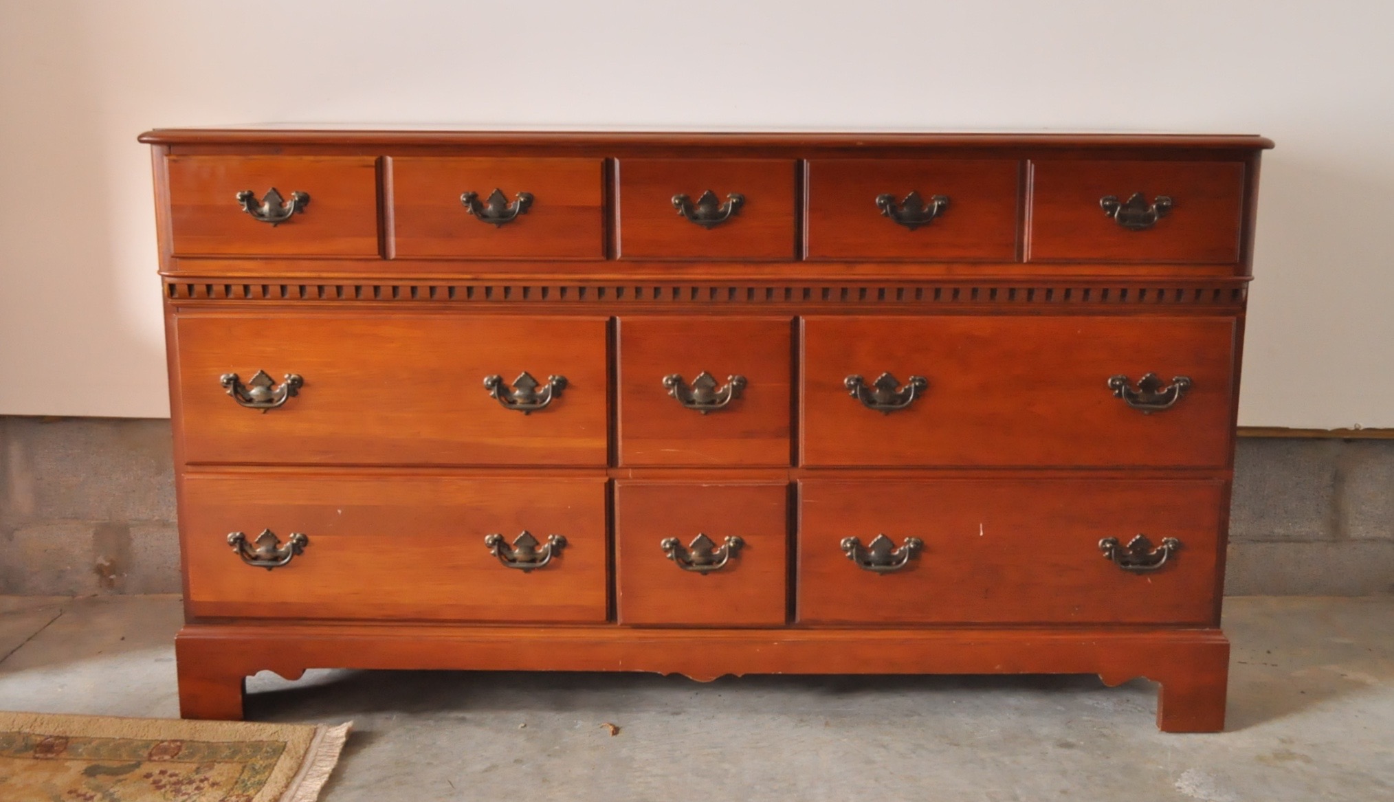 Cherry Dresser and Mirror from Crawford Furniture
