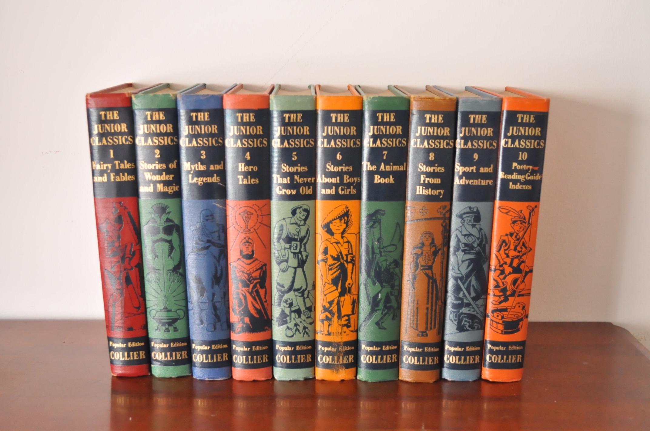 Vintage "Junior Classics" Book Set
