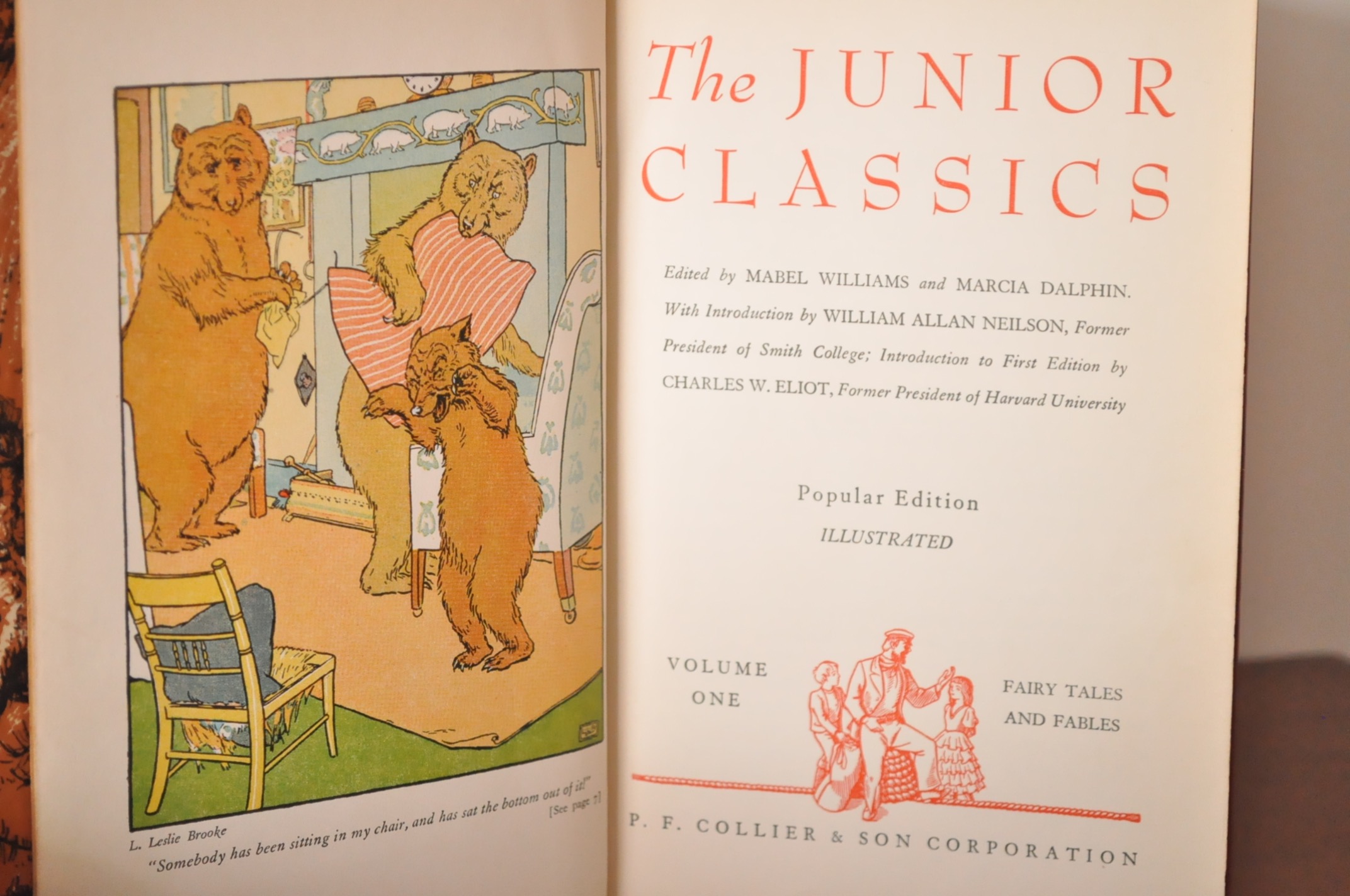 Vintage "Junior Classics" Book Set