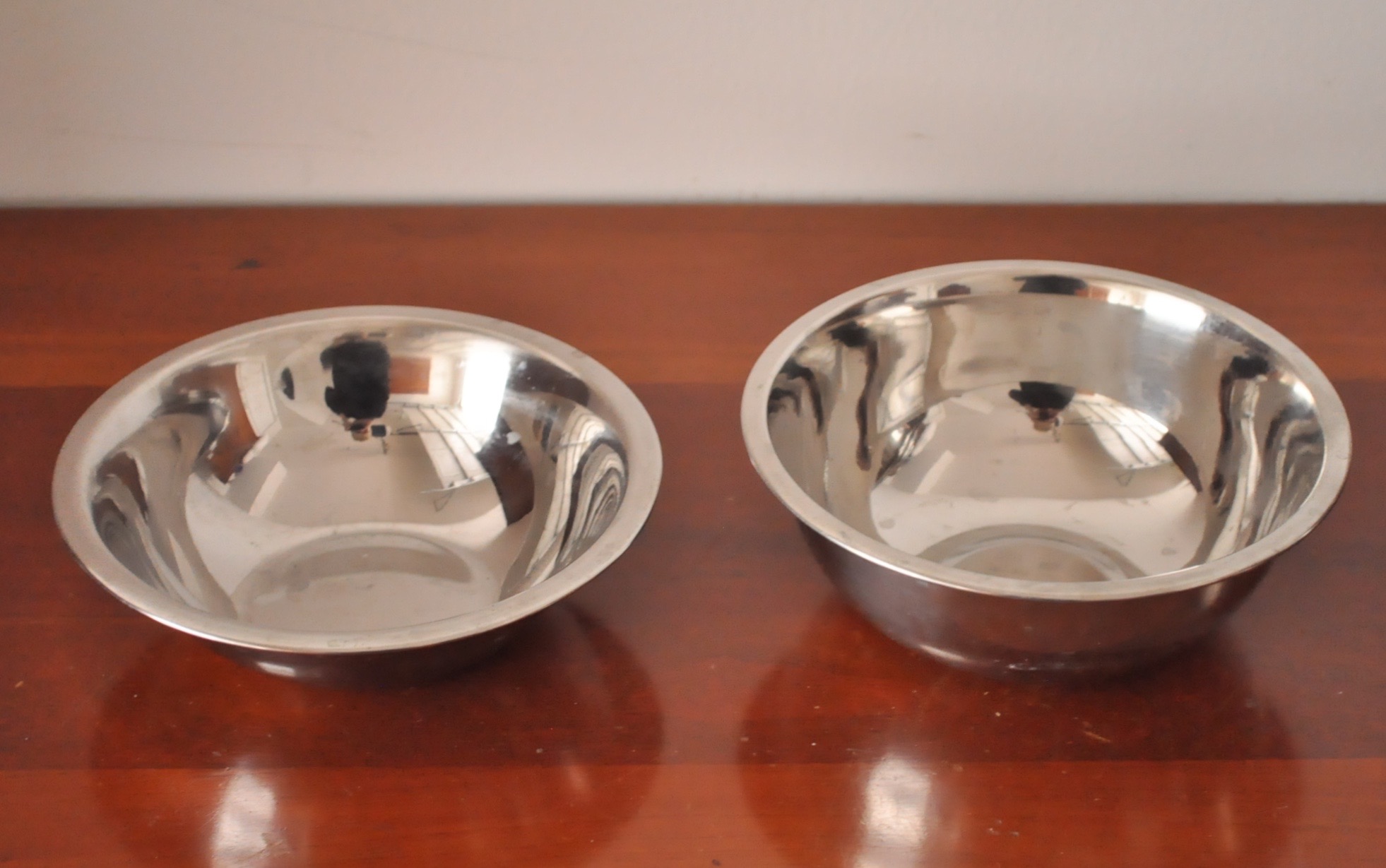 Pans with Lids, Mixing Bowls and Mixer