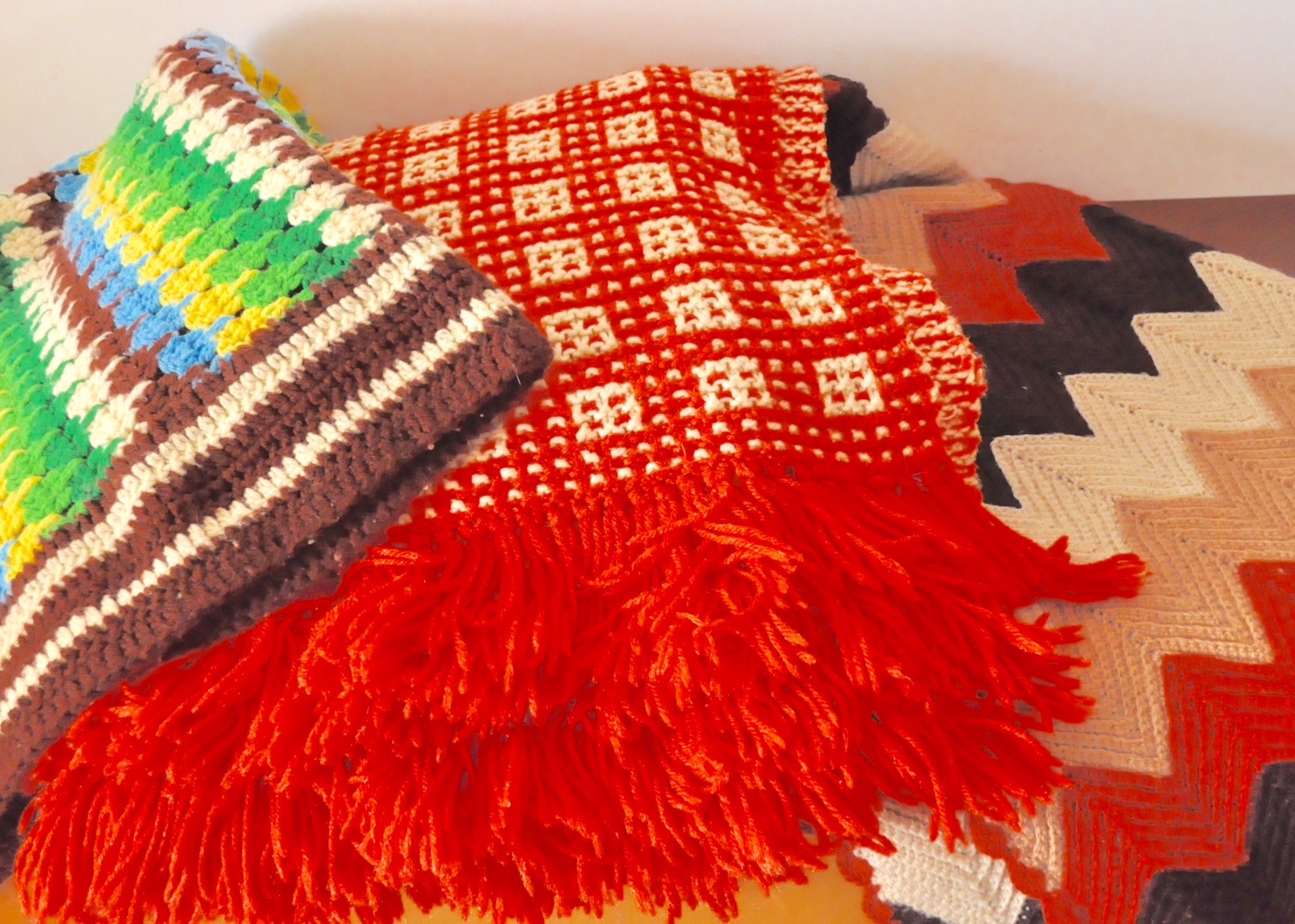 Hand Knitted Throws