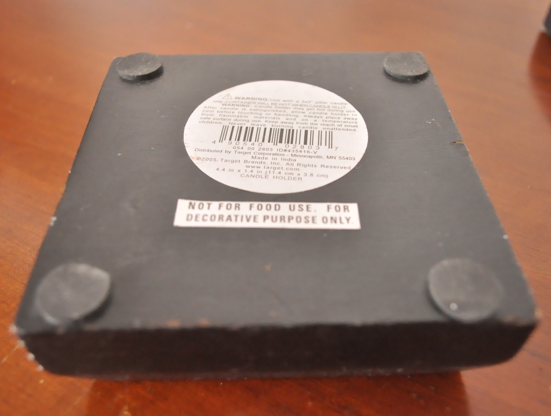 Black Shelves and Candle Decor