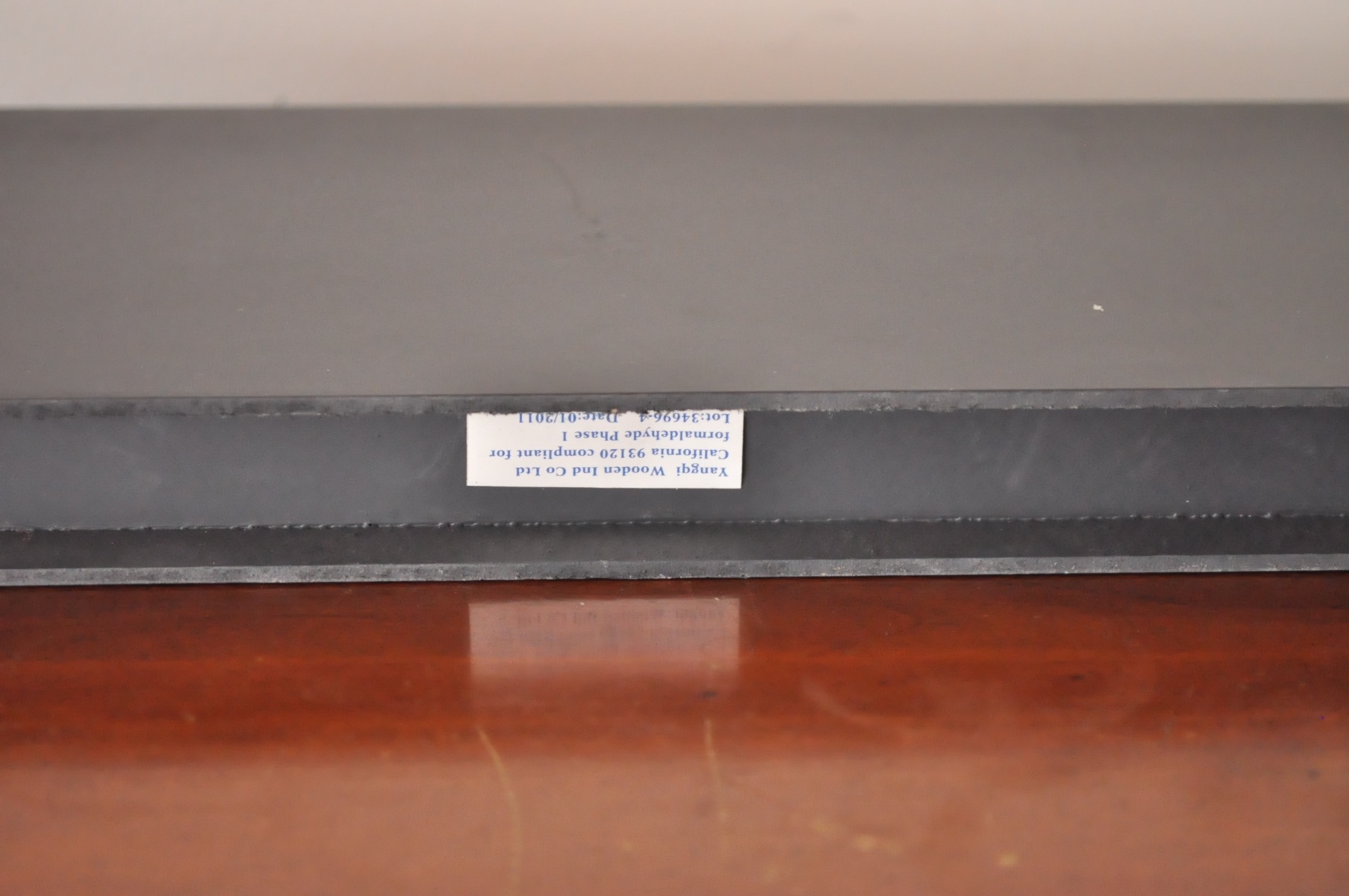 Black Shelves and Candle Decor