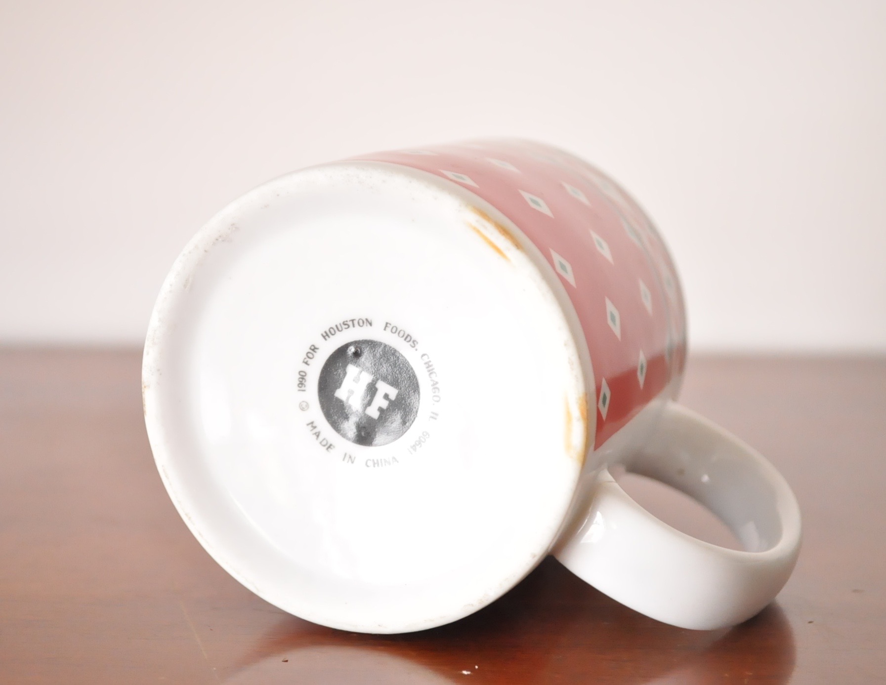 Blue Platter, Dish and Colorful Mugs
