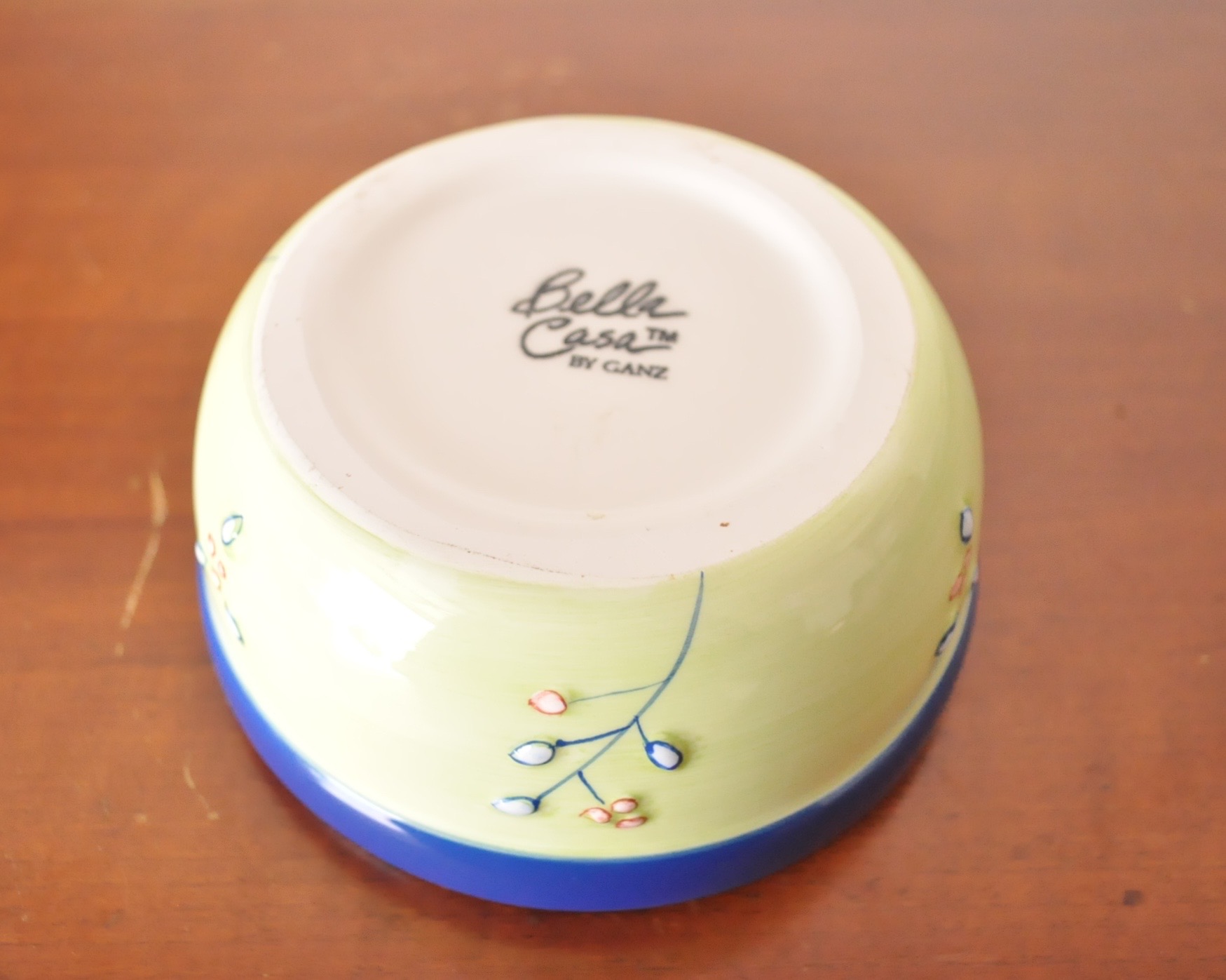 Blue Platter, Dish and Colorful Mugs