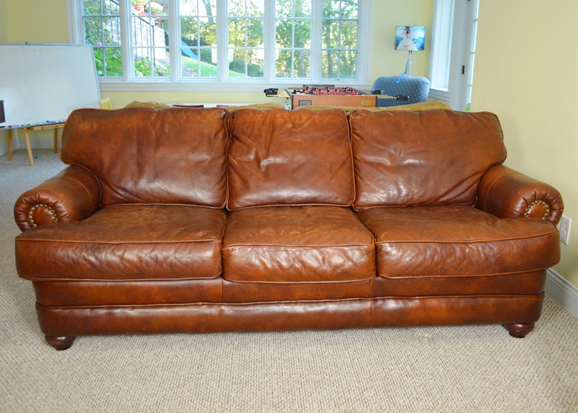 Distinctions Saddle Leather Sofa