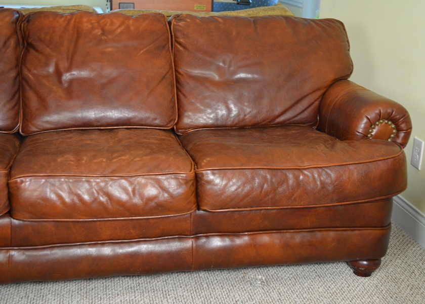 Distinctions Saddle Leather Sofa