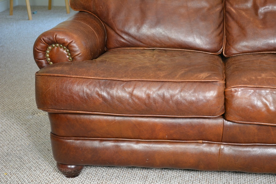 Distinctions Saddle Leather Sofa