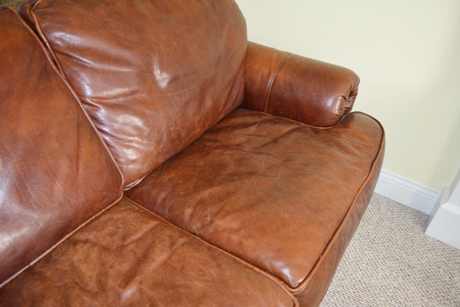 Distinctions Saddle Leather Sofa