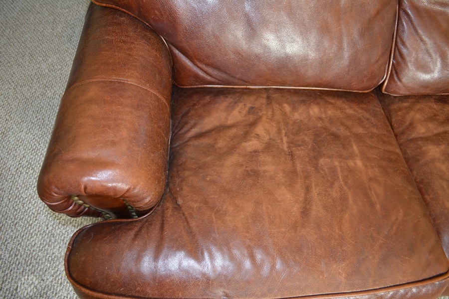 Distinctions Saddle Leather Sofa