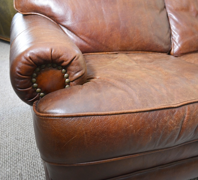 Distinctions Saddle Leather Sofa