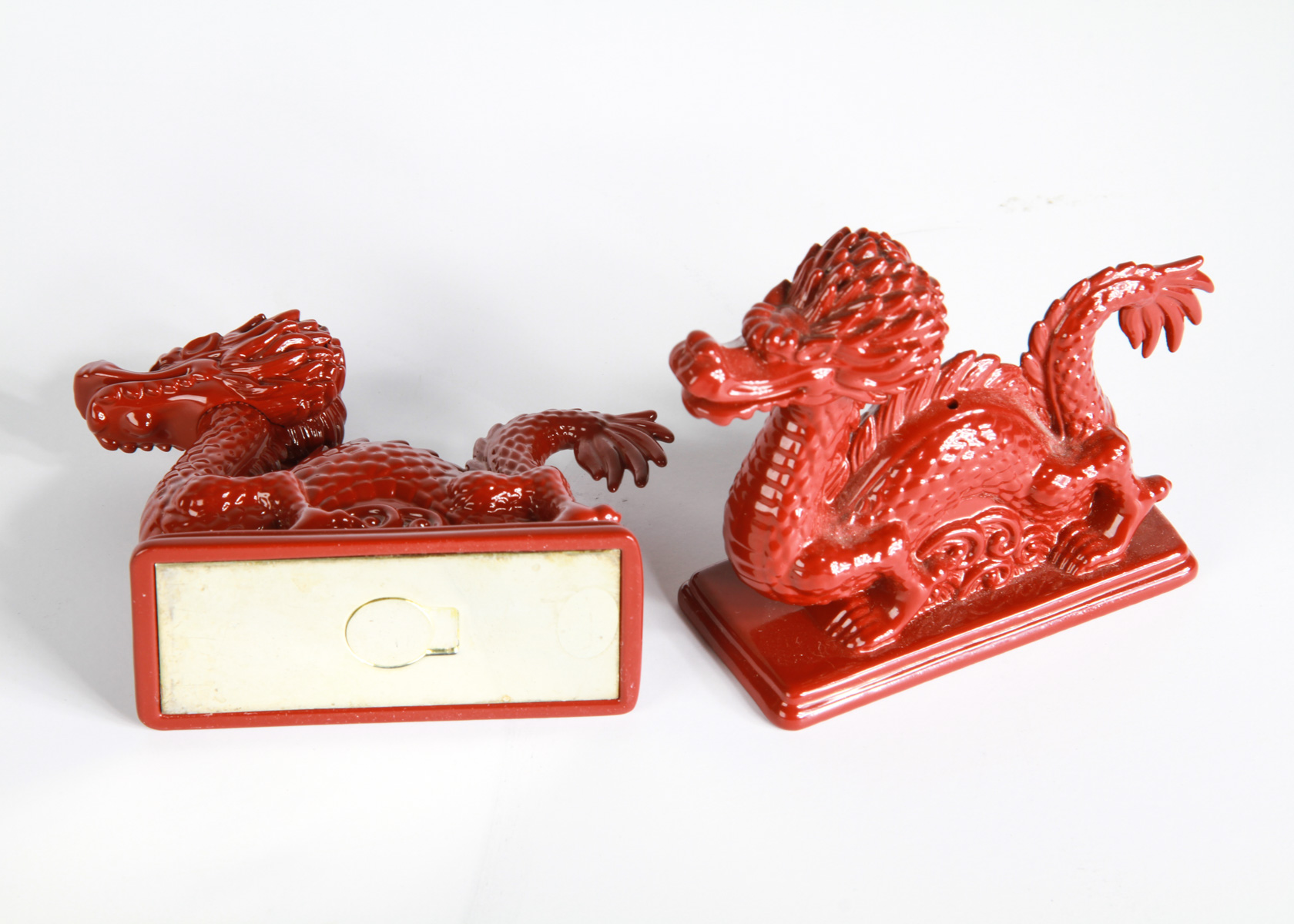 Set of Red Dragon Salt and Pepper Shakers