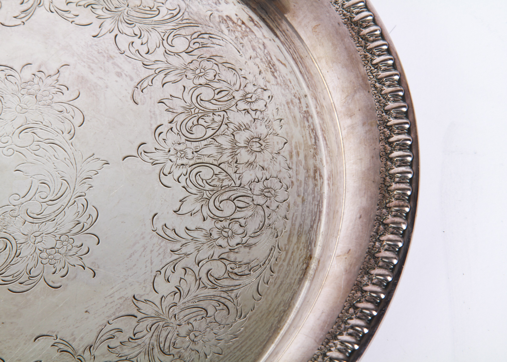 Wilcox Engraved 12" Silverplate Platter