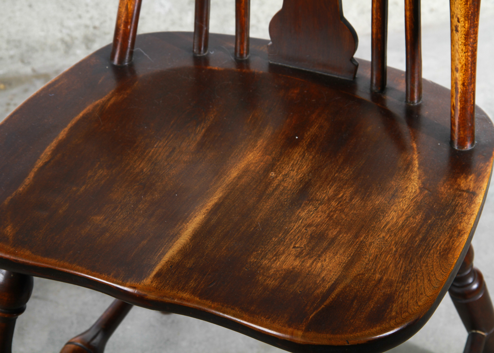 Antique Walnut Windsor Style Side Chair