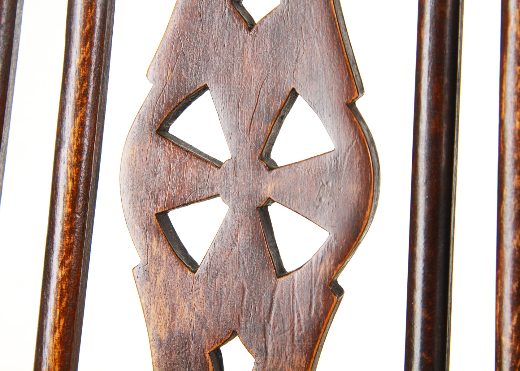 Antique Walnut Windsor Style Side Chair