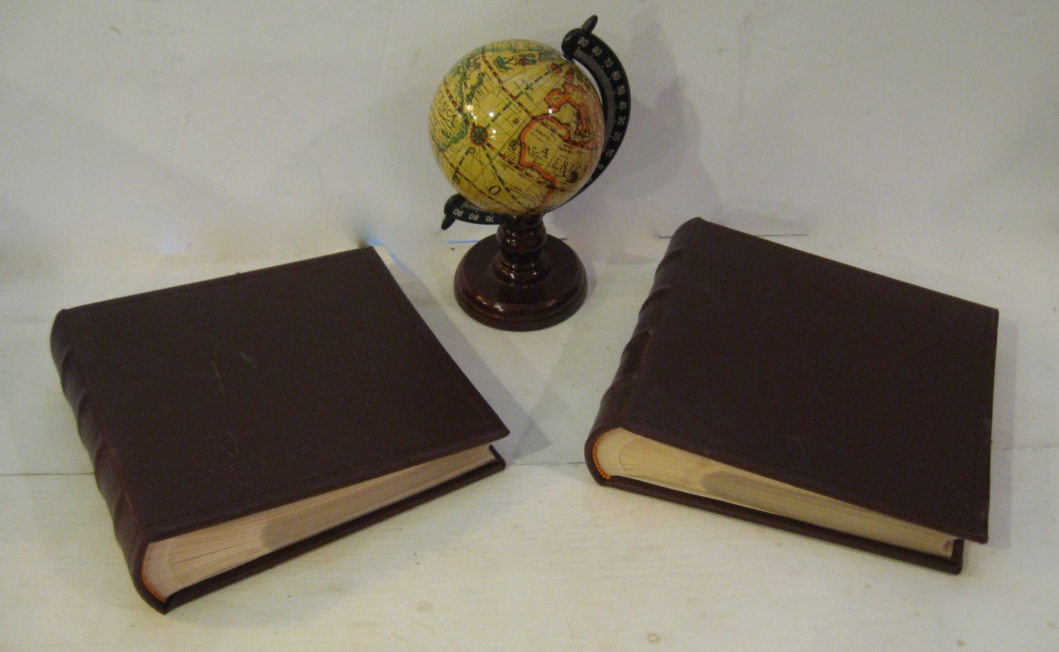 Vintage Prints in Frames, Photo Albums and Small Globe