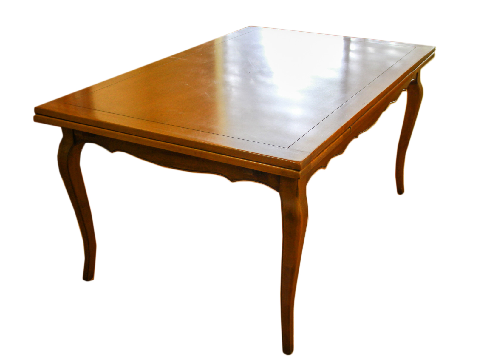 Wooden Dining Room Table with Chairs