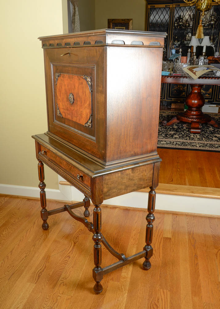 Circa 1930s Secretary Desk by Scholle's Chicago