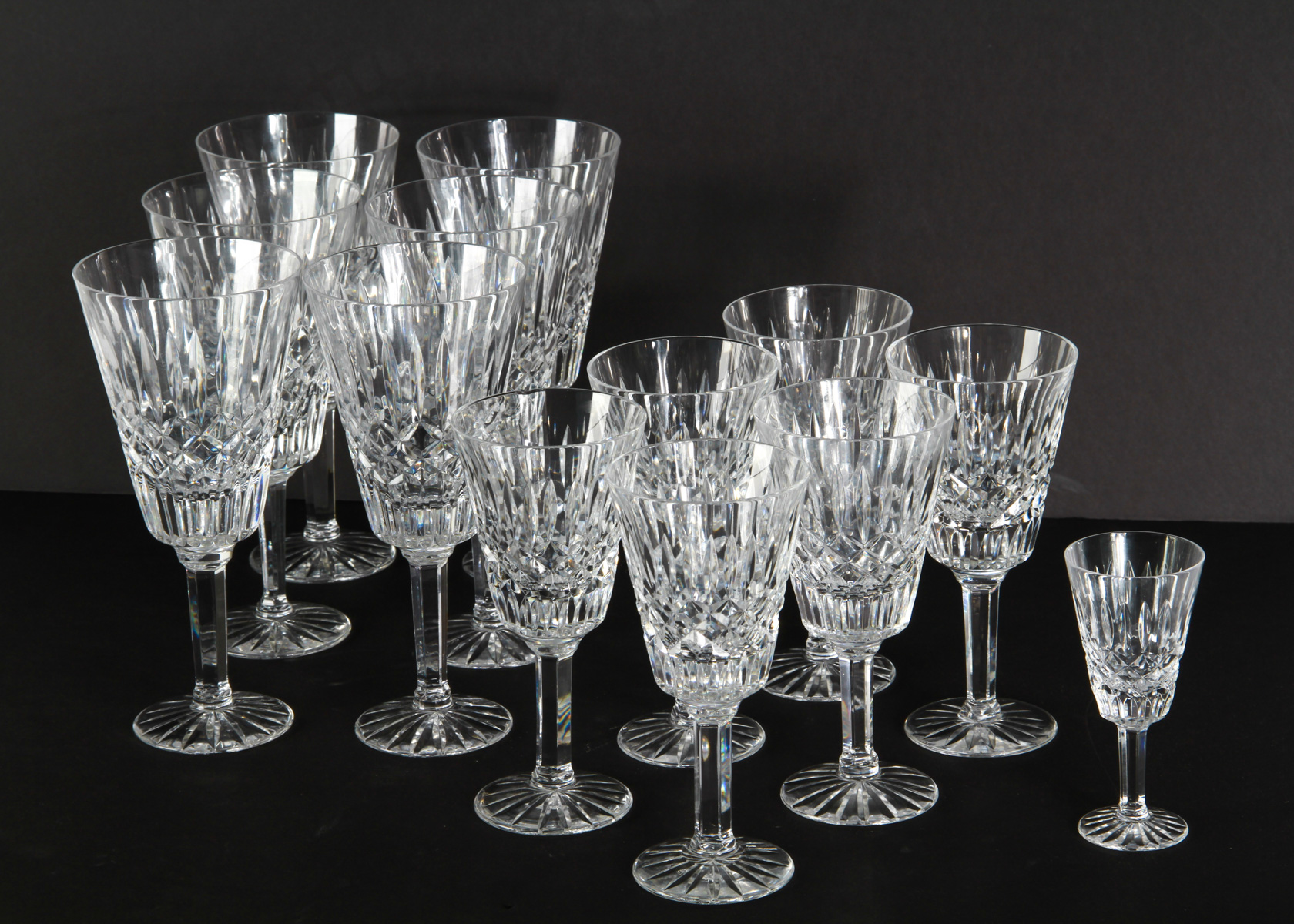 Set of Tyrone Crystal Glasses