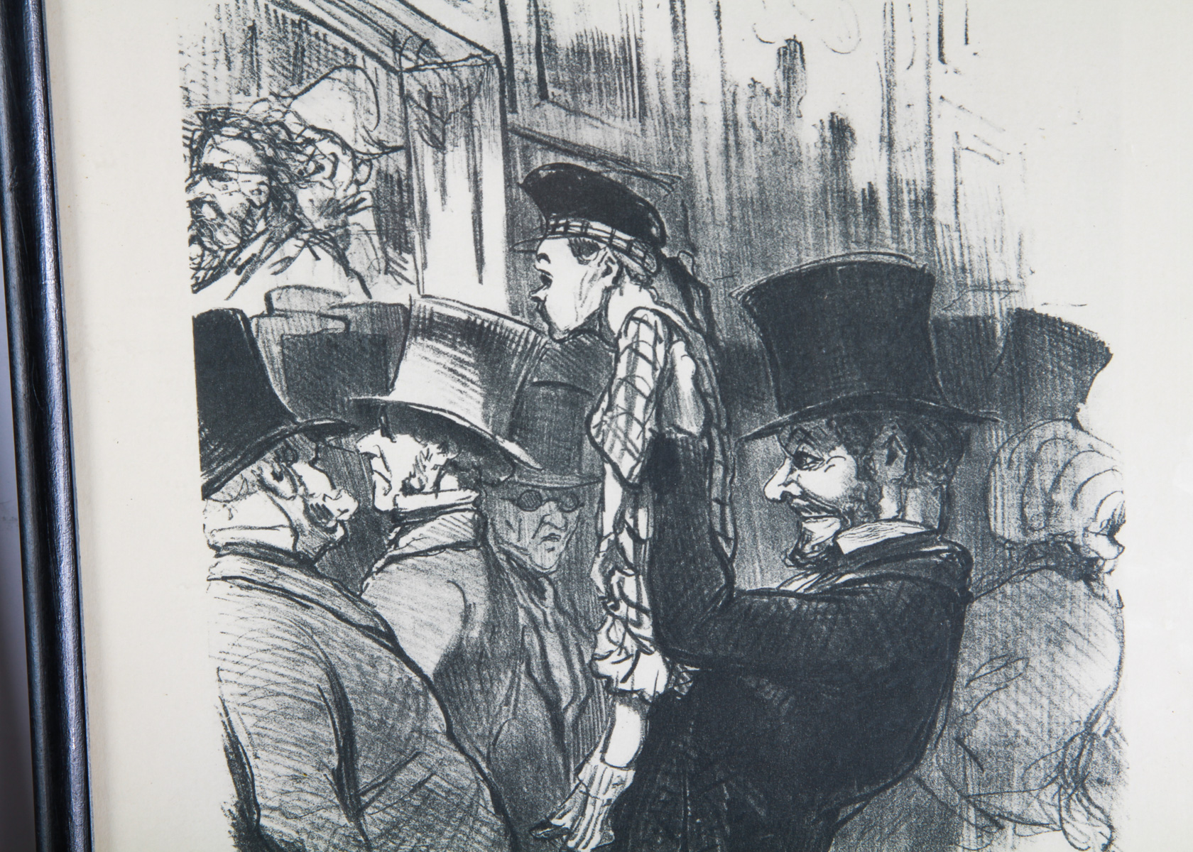 Pair of Framed Honore Daumier Prints