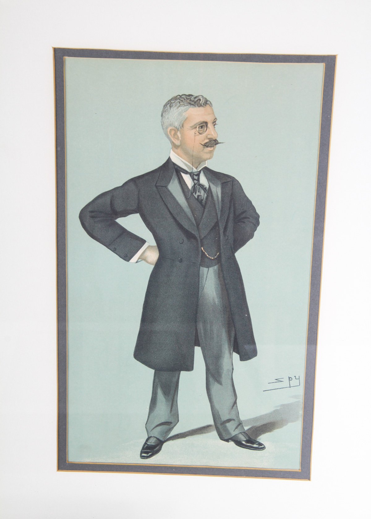 Set of Five Framed Vanity Fair Prints