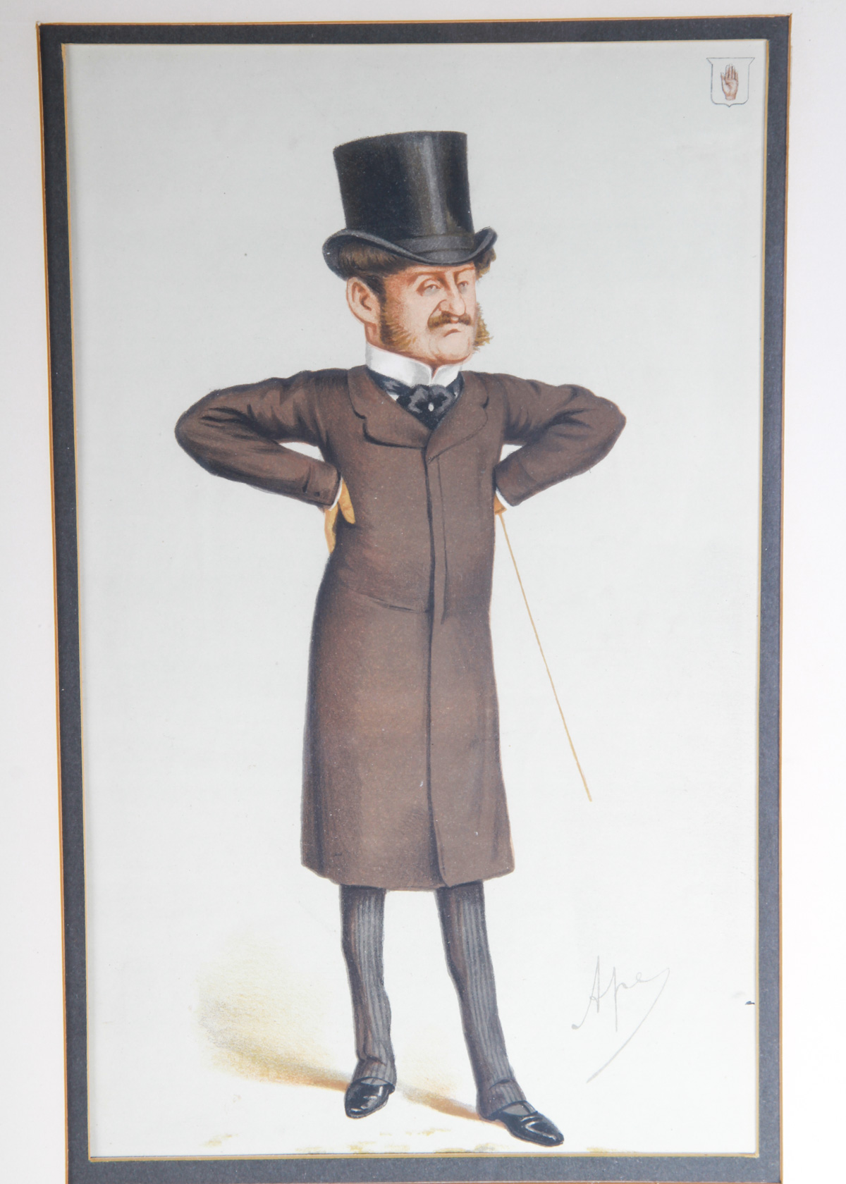 Set of Five Framed Vanity Fair Prints