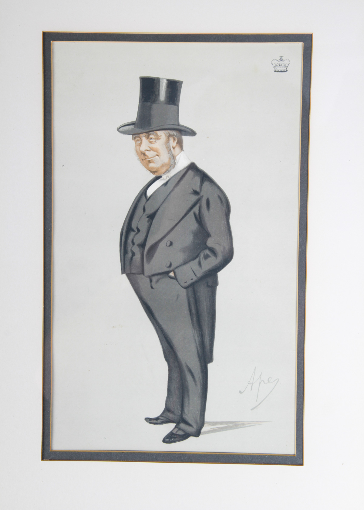 Set of Five Framed Vanity Fair Prints